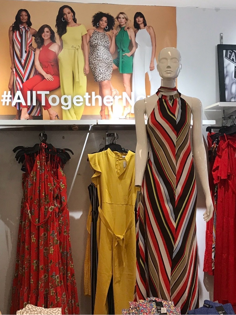 Striped Multicolor Maxi Dress New York & Company